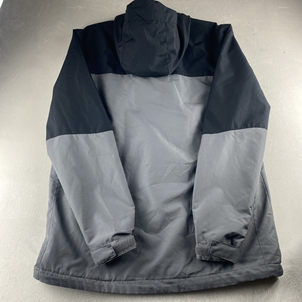 Magellan Outdoors MENS Med BLK/Gray Jacket FLEECE LINED ZIp H20 RESISTANT READ - Picture 8 of 16